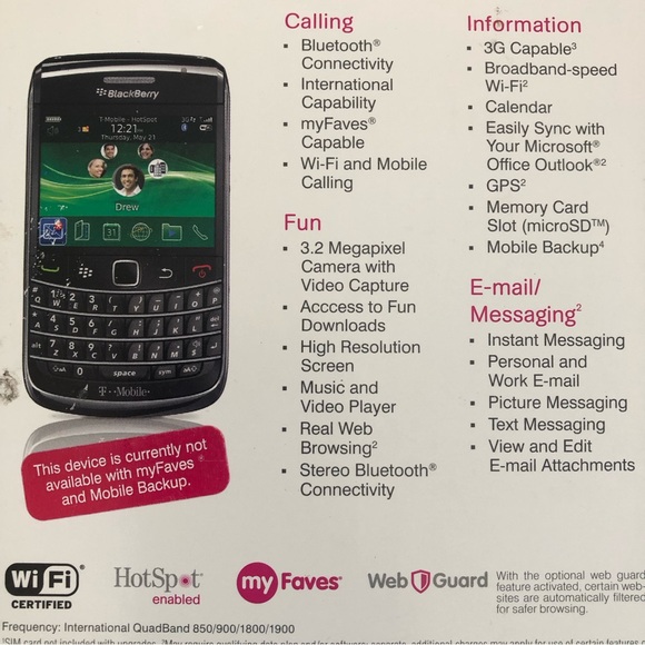 BlackBerry Bold 9700 Smartphone with Battery Charger Headset USB Cable - Picture 14 of 14